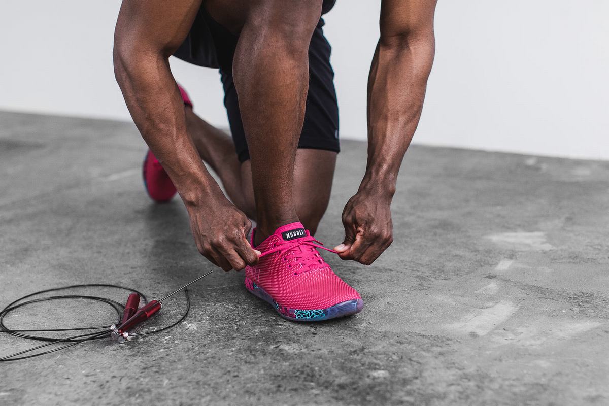 Nobull Superfabric Men's Trainers Pink | Australia (HX3589)